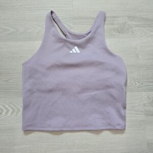 Adidas Big Girls Exercise Training Top Purple Size LARGE NWT $35 MSRP